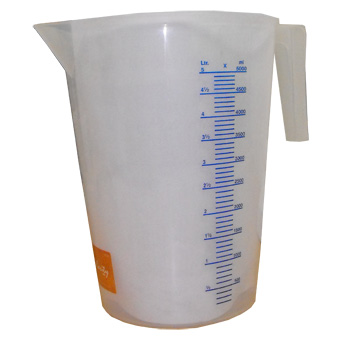 GPI PLASTIC JUG WITH HANDLE 5 LT - V2735 
